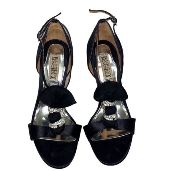 Badgley Mischka Black Heels(Size 6.5M) - Picture 1 of 8